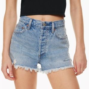 Aritzia Denim Forum
The Ex Boyfriend Hi-Rise Jean Short